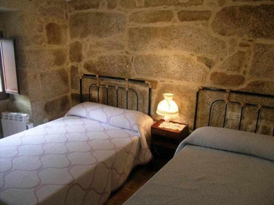 Villa Casa Cuadrantecasa De Piedra En Playa De Carnota Pedrafigueira Esterno foto