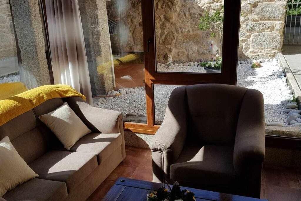 Villa Casa Cuadrantecasa De Piedra En Playa De Carnota Pedrafigueira Esterno foto